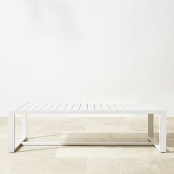 Santa Barbara Outdoor Large Coffee Table, White