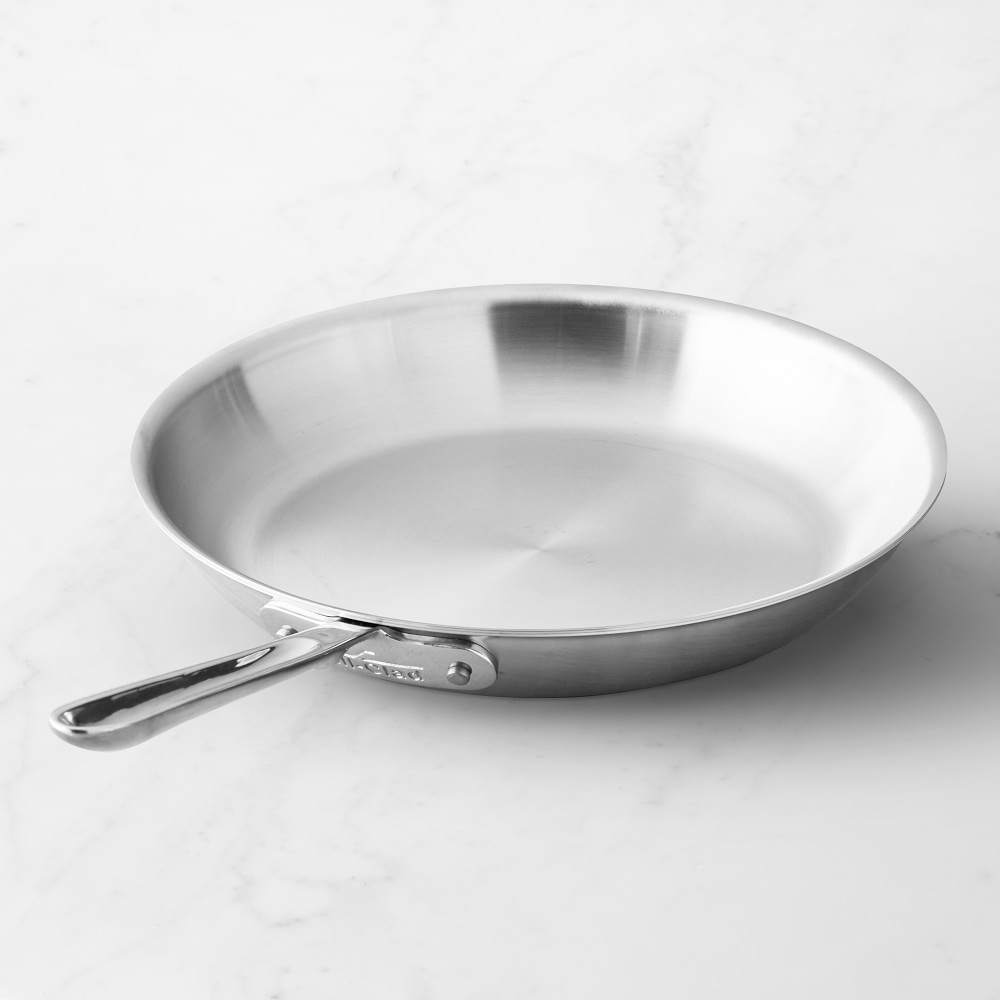 All-Clad D5® Brushed Stainless-Steel Fry Pans - 12"