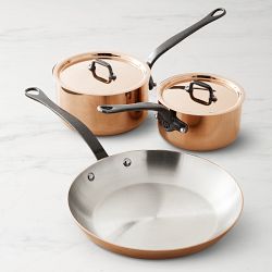 Mauviel M200Ci Copper 5-Piece Cookware Set