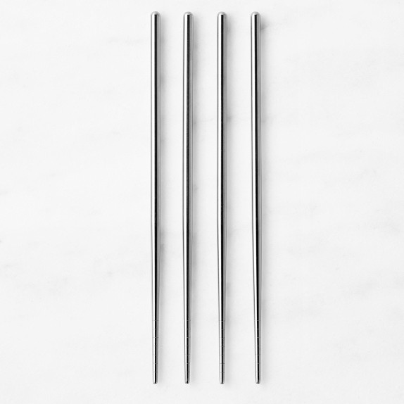 Williams Sonoma Stainless-Steel Chopsticks, Set of 4