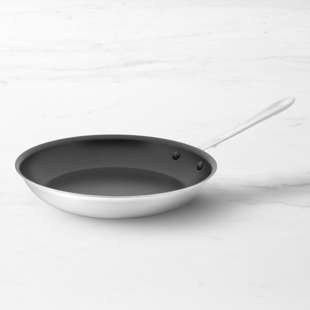 All-Clad D5® Brushed Stainless-Steel Pro Nonstick Fry Pans - 12"