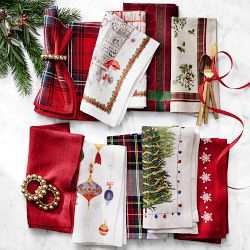 Forest Plaid Napkins, Set of 4