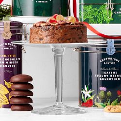 Cartwright &amp; Butler Decorated Jewel Fruit Cake Tin, Serves 18
