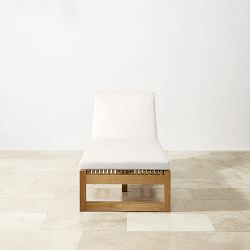 Ojai Outdoor Natural Teak Chaise