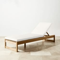 Ojai Outdoor Natural Teak Chaise