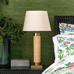 Raffia Table Lamp