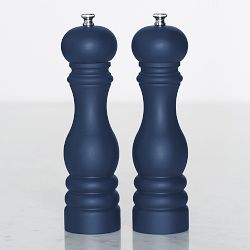 Peugeot Paris Matte Navy Salt &amp; Pepper Mills, 9&quot;