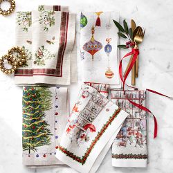 Forest Plaid Napkins, Set of 4