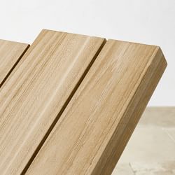 Larnaca Outdoor Natural Teak Chaise