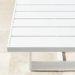 Santa Barbara Outdoor Metal Rectangular Dining Table (124&quot;)