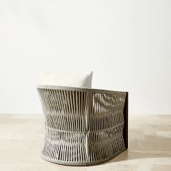 Pasadena Outdoor Teak and Rope Club Chair