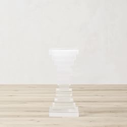 Stacked Acrylic Accent Table (10")