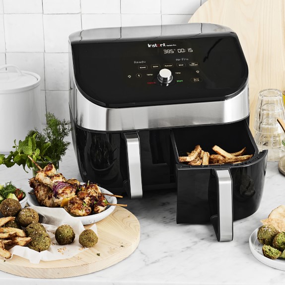 Instant Vortex™ Plus Dual ClearCook Stainless-Steel Air Fryer, 8-qt
