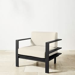 Ojai Outdoor Metal Club Chair