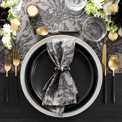 Cloisonné Bangle Napkin Rings, Set of 4