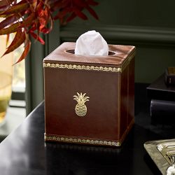 Charles Brown Leather Desk Accessories