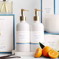 Home Fragrance Bergamot &amp; Oak Hand Soap, Lotion 3-Piece Set