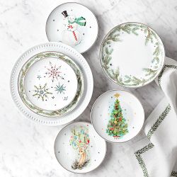 Jeff Leatham Holiday Salad Plates
