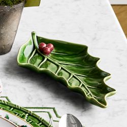 Bordallo Pinheiro Holly Berry Tray