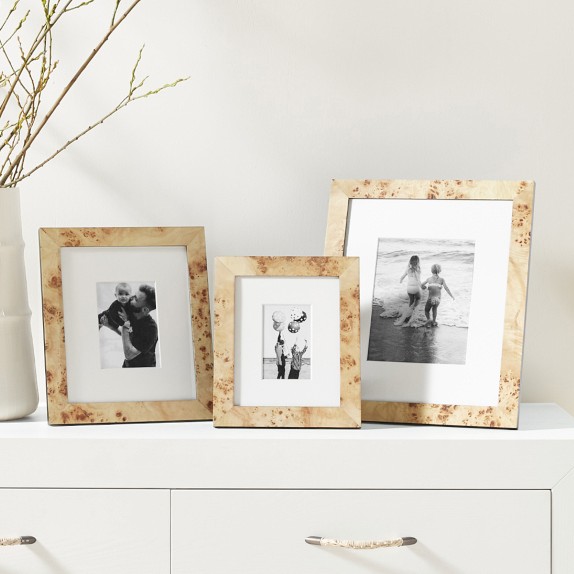 Exotic Burl Wood Gallery Picture Frames