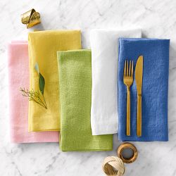 AERIN x Williams Sonoma Braided Woven Napkin Rings, Set of 4