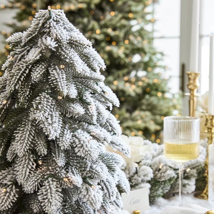 Jeff Leatham X Williams Sonoma Winter White Tabletop Tree