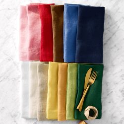 AERIN x Williams Sonoma Braided Woven Napkin Rings, Set of 4