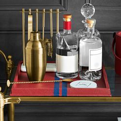 THE GEORGE x Williams Sonoma Home Leather Wrapped Tray