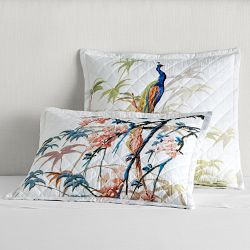 Painted Peacock Quilt &amp; Shams