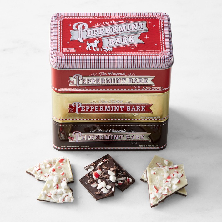 Williams Sonoma Peppermint Bark Sampler, Set of 2