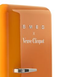 SMEG 50's Style Retro FAB 28 Veuve Clicquot Refrigerator, Special Edition