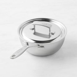 Demeyere Industry Stainless-Steel Saucier, 2-Qt.