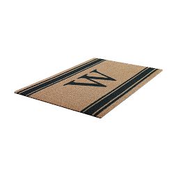 Neighburly Initial Stripes Indoor/Outdoor Monogram Doormat