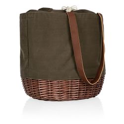 Seville Canvas and Willow Basket Tote