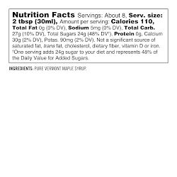 Gingerbread Man Maple Syrup