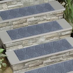 Waterhog Diamonds Commercial Grade Indoor/Outdoor Stair Treads, Set of 4