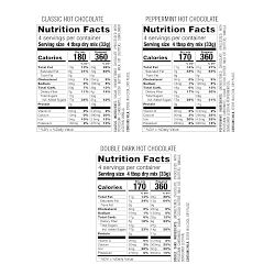 Williams Sonoma Classic, Peppermint, &amp; Double Dark Hot Chocolate Sampler Tin