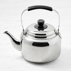 Demeyere Resto Stainless-Steel Tea Kettle, 4-Qt.