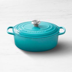 Le Creuset Signature Enameled Cast Iron Oval Dutch Oven, 5-Qt., Caribbean