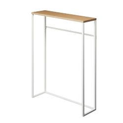 Yamazaki Home Narrow Entryway Console Table, White