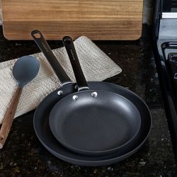 SCANPAN® Black Edition Nonstick French Skillet, Set of 2