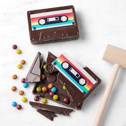 Stranger Things x Williams Sonoma Chocolate Breakable Cassette Tape