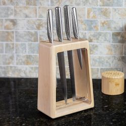 Global Hashira Knife Block, Set of 5