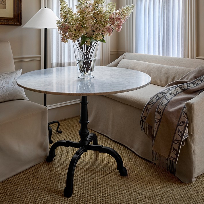 La Coupole Round Iron Bistro Table | Kitchen Table | Williams Sonoma