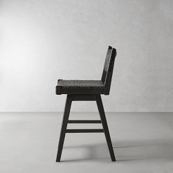 Sullivan Swivel Counter Stool, Ebony