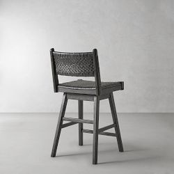 Sullivan Swivel Counter Stool, Ebony