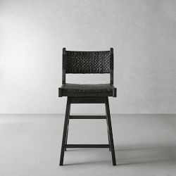 Sullivan Swivel Counter Stool, Ebony