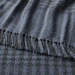 Houndstooth Wool Throw