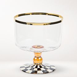 MacKenzie-Childs Courtly Check Sorbet Glass