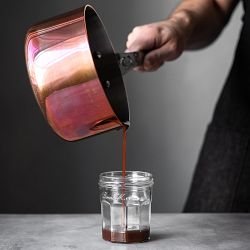 de Buyer Prima Matera Copper Saucepan